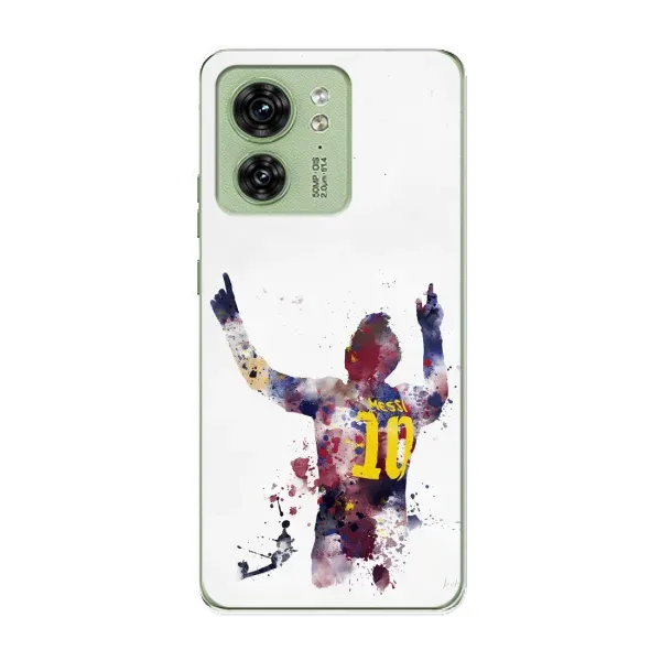 Чехол с принтом «Messi Barca» для Motorola Edge 40