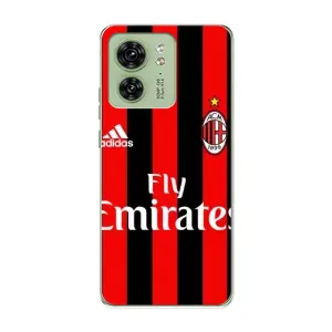 Чехлы для Motorola Edge 40 (VPrint) - Футбольные клубы (Milan)