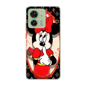 Чехол Disney Mouse Motorola Edge 40 (PREMIUMPrint) (Минни Маус ЛВ)