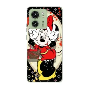 Чехол Disney Mouse Motorola Edge 40 (PREMIUMPrint) (Минни peace)