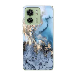 Мраморный чехол на Motorola Edge 40 (VPrint) (Нежный мрамор)