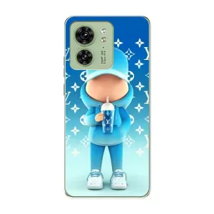 Крутые Чехлы Луи Виттон для Motorola Edge 40 (AlphaPrint) (Парень LV)