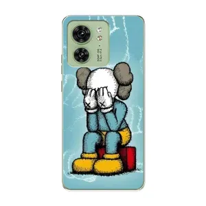 Чехлы для Motorola Edge 40 - Bearbrick Louis Vuitton (PREMIUMPrint) (Плач Bearbrick)