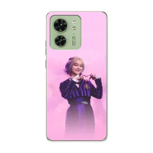 Чехол с дизайном Венздей 2 на Motorola Edge 40 (Яркая Энид Уэнздей)