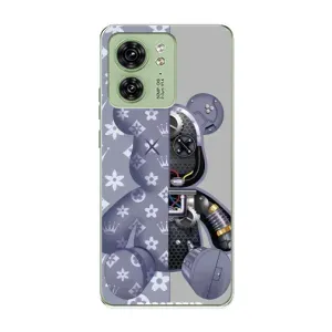 Крутые Чехлы Луи Виттон для Motorola Edge 40 (AlphaPrint) (Робот Мишка)