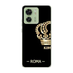 Чехлы для Motorola Edge 40 (VPrint) - Футбольные клубы (Roma)