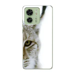 Чехлы с картинками животных Motorola Edge 40 (Рысь)