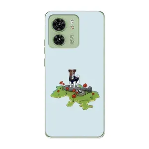 Чехлы с картинкой собаки Патрон для Motorola Edge 40 (AlphaPrint) (Сапер Пес)