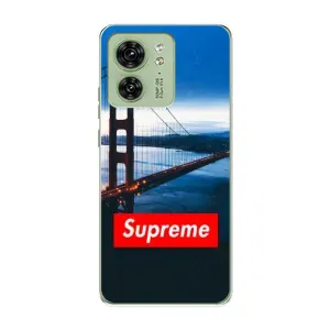 Чехол для Motorola Edge 40 с картинкой Supreme (AlphaPrint) (Стиль Supreme)