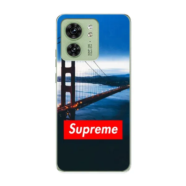 Чохол з принтом «Стиль Supreme» для Motorola Edge 40