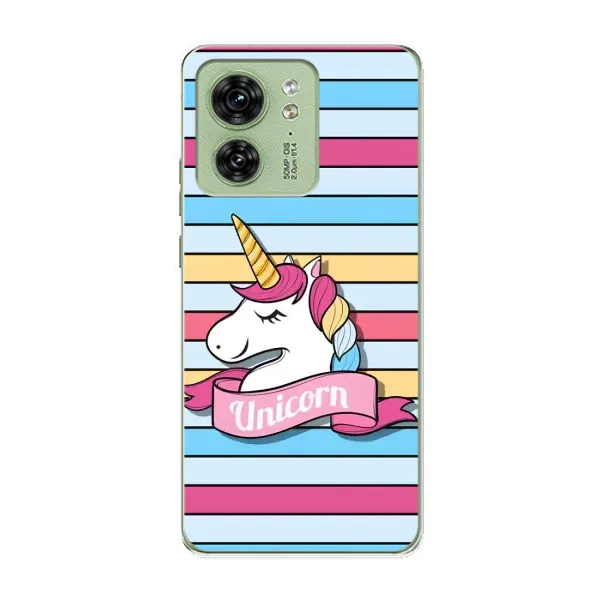 Чехол с принтом «Unicorn» для Motorola Edge 40