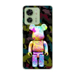 Чехлы для Motorola Edge 40 - Bearbrick Louis Vuitton (PREMIUMPrint) (Яркий Bearbrick)