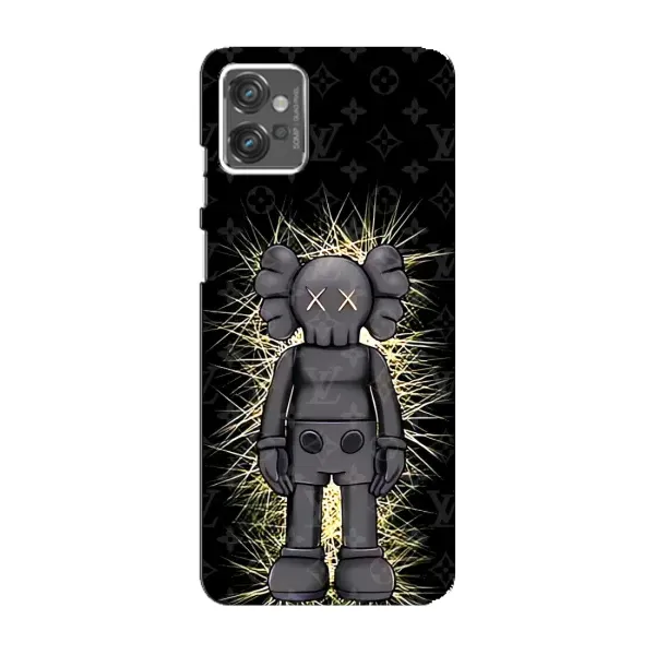 Чехол с принтом «Bearbrick LV» для Motorola MOTO G32