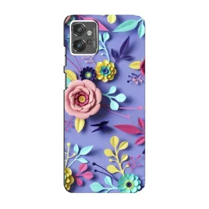 Чохли з квітами для Motorola MOTO G32 (VPrint) (Дизайн квітів)