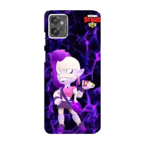 Чехлы Brawl Stars для Motorola MOTO G32 (AlphaPrint) (Эмз Бравл Старс)