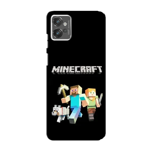 Чехол с принтом «герои Minecraft» для Motorola MOTO G32 Чехол с принтом «герои Minecraft» для Motorola MOTO G32