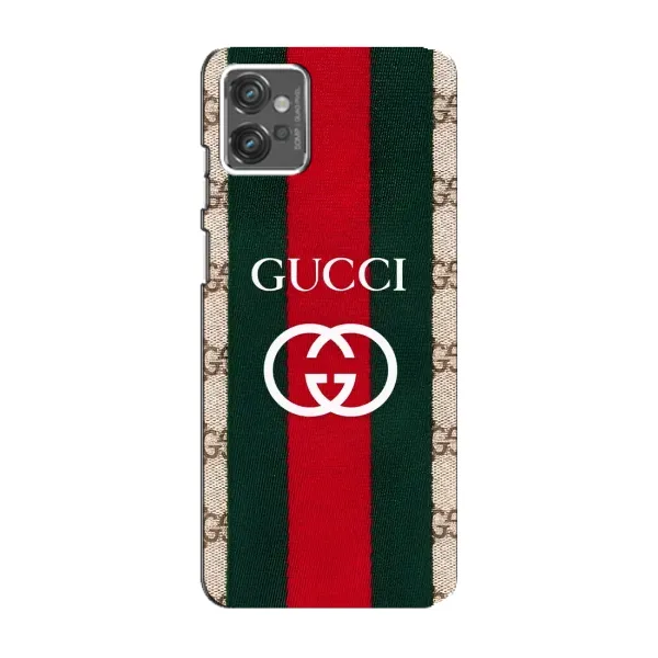 Чохол з принтом «Gucci дизайн» для Motorola MOTO G32