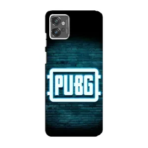 Чехол PUBG для Мото G32 (AlphaPrint) (Лого PUBG)