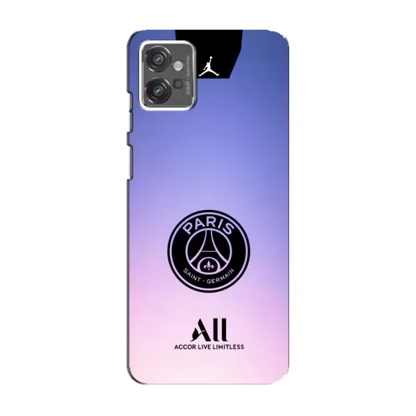 Чохол з принтом «лого PSG» для Motorola MOTO G32 Чохол з принтом «лого PSG» для Motorola MOTO G32