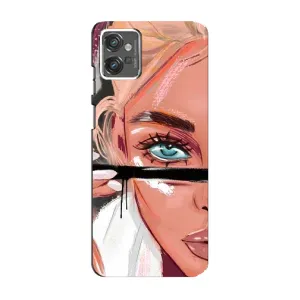 Чехол с печатью для Motorola MOTO G32 - (Мода) (AlphaPrint)