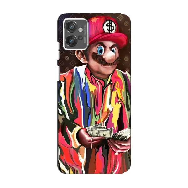 Чохол з принтом «Mario LV» для Motorola MOTO G32