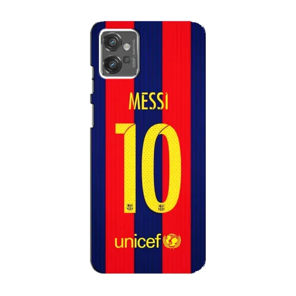 Чехол с принтом «Messi Barca 10» для Motorola MOTO G32