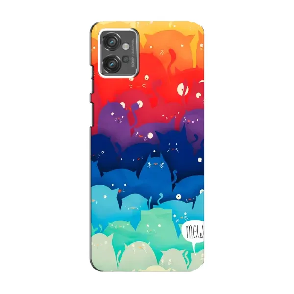 Чохол з принтом «Mew» для Motorola MOTO G32