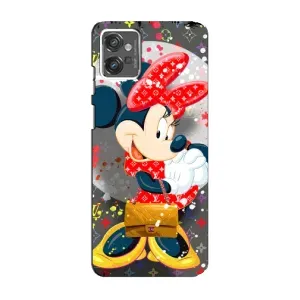 Чохол Disney Mouse Motorola MOTO G32 (PREMIUMPrint) (Minni з бантіком)