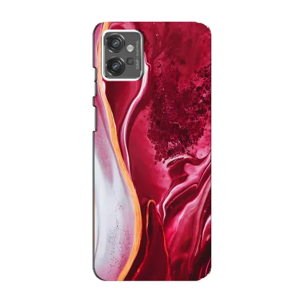 Чехол с принтом «Мрамор красный» для Motorola MOTO G32 Чехол с принтом «Мрамор красный» для Motorola MOTO G32