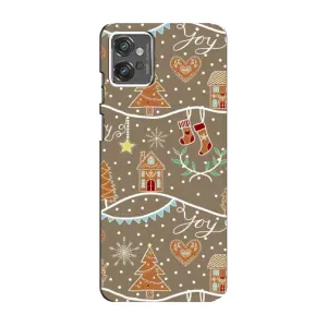Новорічні, Святкові Чохли для Motorola MOTO G32 - 2024 год (Новорічні пряники)