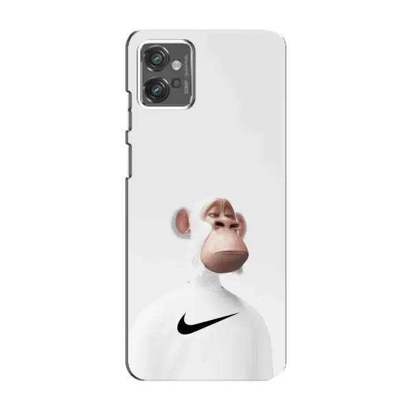 Чехол с принтом «обезьяна NFT Nike» для Motorola MOTO G32