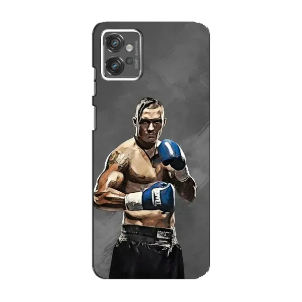 Чохол з принтом «Олександр Усик» для Motorola MOTO G32