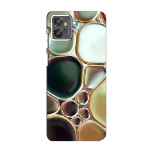 Мраморный чехол на Motorola MOTO G32 (VPrint) (Радужный Мрамор)