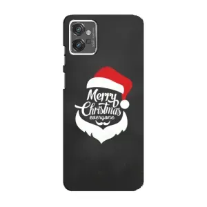 Рождественские Чехлы для Motorola MOTO G32 (VPrint) (Санта Крисмас)