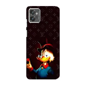 Чехли для Motorola MOTO G32 - Скрудж МакДак Louis Vuitton (PREMIUMPrint) (Скрудж з ботліантом)