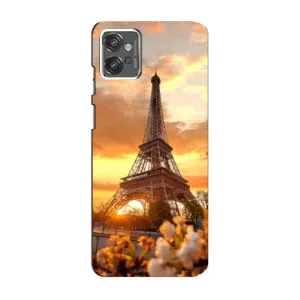 Чохол Ейфелева Вежа Motorola MOTO G32 - (AlphaPrint) (Сонячня вежа)