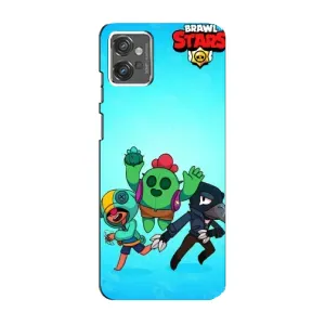 Чехлы Brawl Stars для Motorola MOTO G32 (AlphaPrint) (Трио героев)