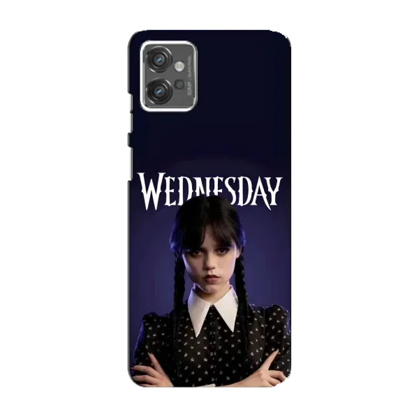 Чехол с принтом «Wednesday» для Motorola MOTO G32