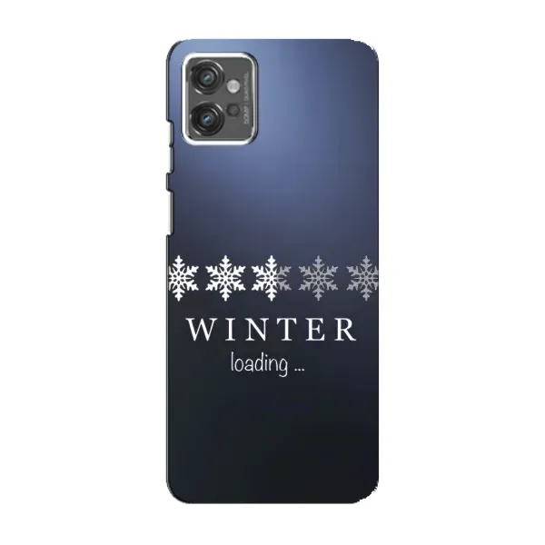 Чохол з принтом «Winter loading» для Motorola MOTO G32