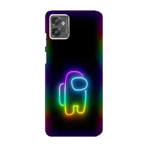 Чохли Амонг Ас для Motorola MOTO G32 (AlphaPrint) (Яскравий скін)