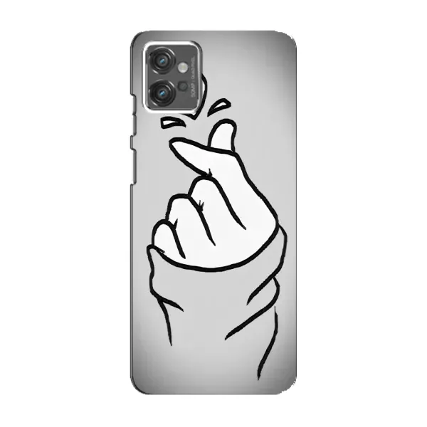 Чохол з принтом «Значок Love» для Motorola MOTO G32