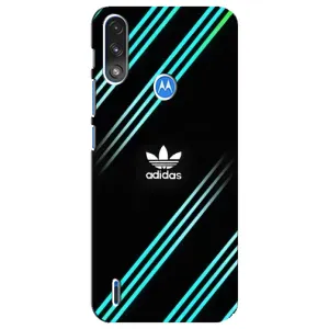 Чохли Адидас для Motorola E7 Power (AlphaPrint) (Адідас з полосами)