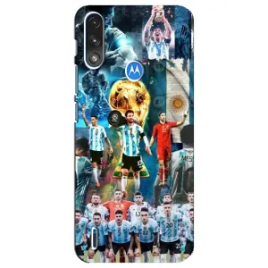 Чехлы Месси для Motorola E7 Power (AlphaPrint) (Аргентина Месси)