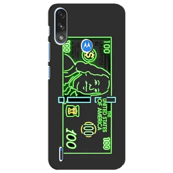 Чехол с принтом «Баксы» для Motorola E7 Power