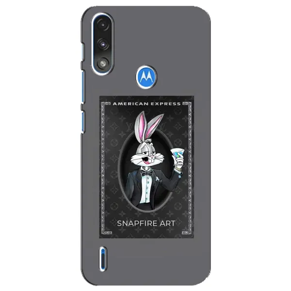 Чохол з принтом «Бакс Бані LV» для Motorola E7 Power