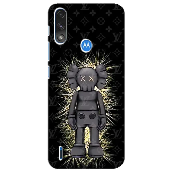 Чохол з принтом «Bearbrick LV» для Motorola E7 Power