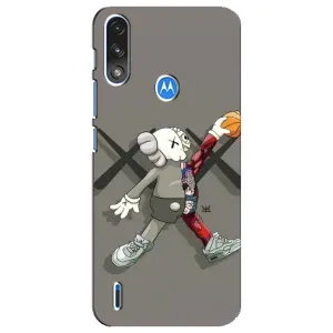 Чохли для Motorola E7 Power - Bearbrick Louis Vuitton (PREMIUMPrint) (Беарбрік Джордан)