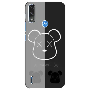 Чохли для Motorola E7 Power - Bearbrick Louis Vuitton (PREMIUMPrint) (БеарБрік очі)