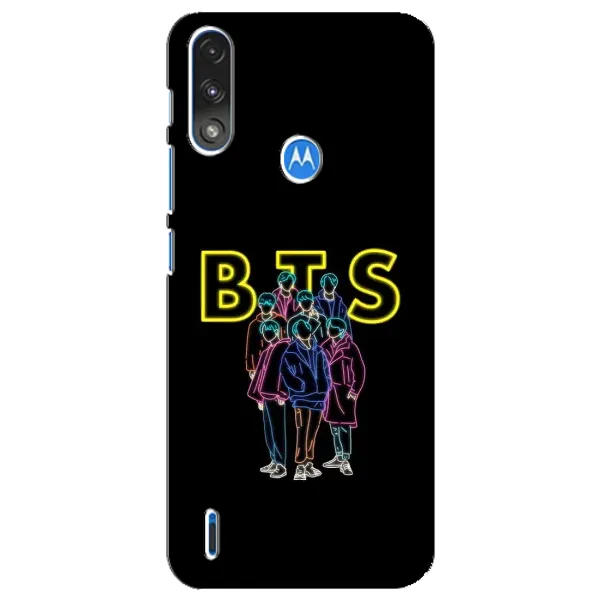 Чехол с принтом «BTS стайл» для Motorola E7 Power Чехол с принтом «BTS стайл» для Motorola E7 Power