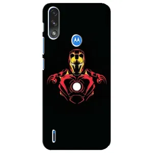 Чехлы с героями Марвел Motorola E7 Power (VPrint) (Человек железный)